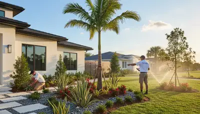 Landscaping services in Boca Raton, FL for residential and commercial outdoor maintenance