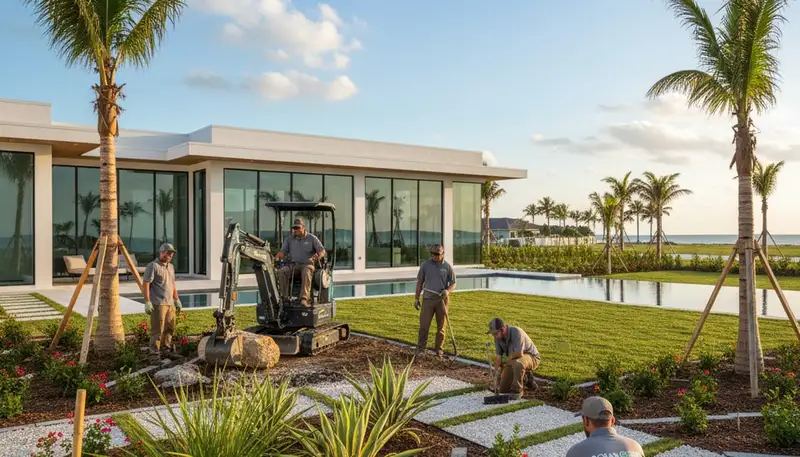 Boca Raton, FL landscaping services for residential and commercial properties