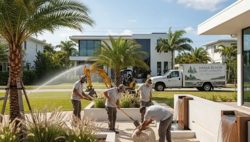 Landscape maintenance services in Boca Raton, FL for residential and commercial properties