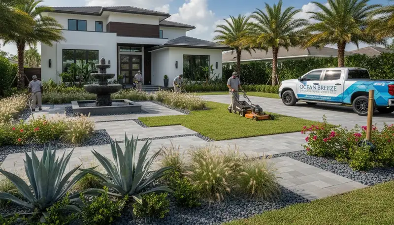 Boca Raton, FL landscaping services for residential and commercial properties