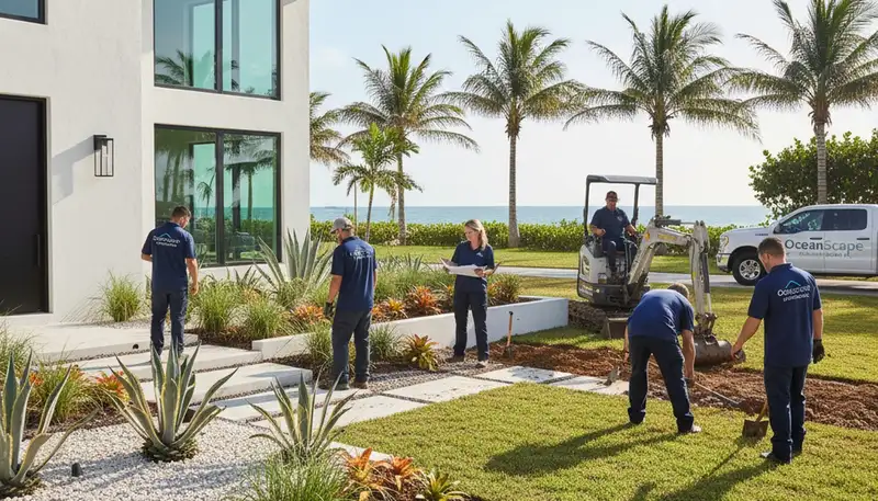 Landscaping services in Boca Raton, FL for residential and commercial properties