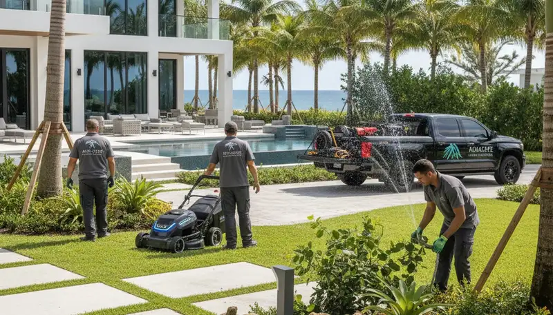 Landscaping service in Boca Raton, FL for residential and commercial properties
