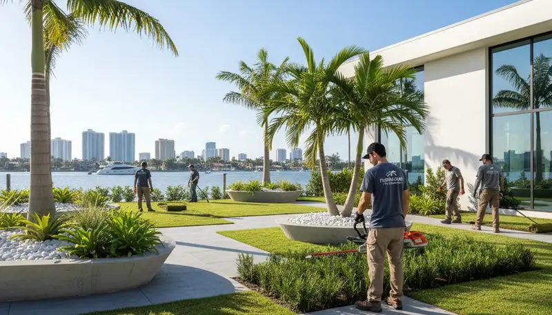 Boca Raton, FL landscaping services for residential and commercial outdoor property care