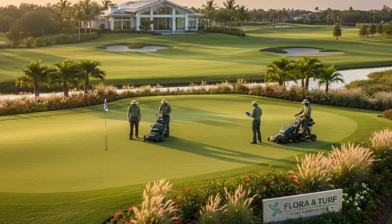 Landscaping service in Boca Raton, FL for residential and commercial outdoor maintenance