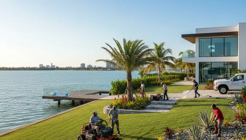 Boca Raton, FL landscaping service for residential and commercial outdoor maintenance