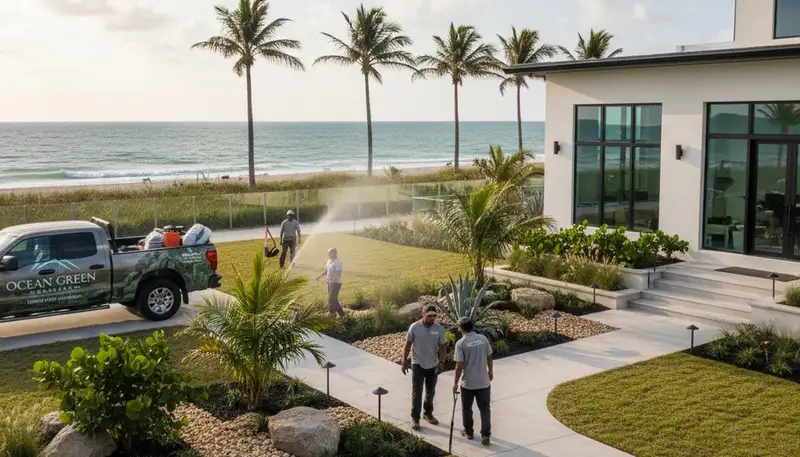 Boca Raton, FL landscaping services for beautiful residential and commercial outdoor spaces