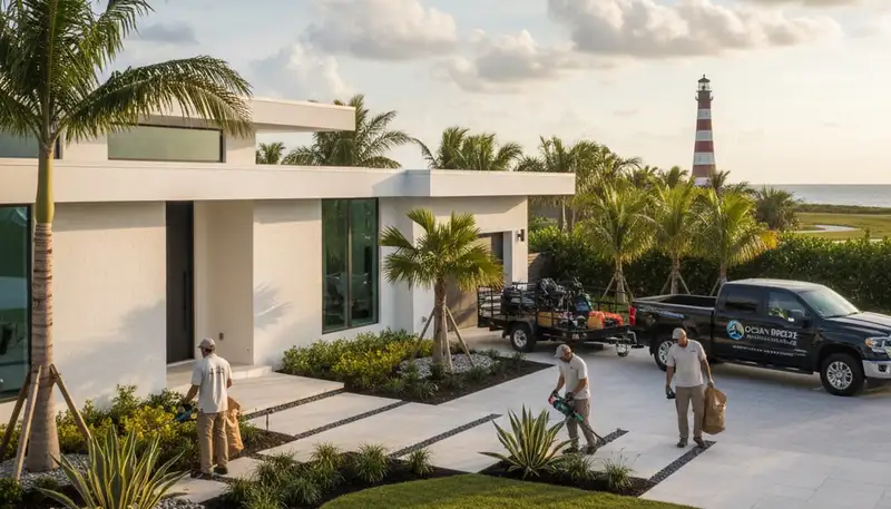 Landscaping services in Boca Raton, FL for residential and commercial properties