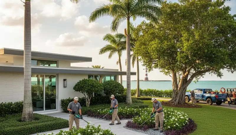 Landscaping services in Boca Raton, FL for residential and commercial properties