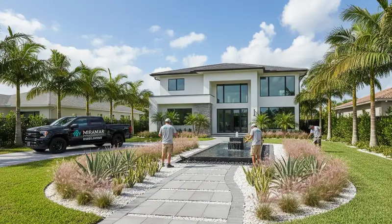 Boca Raton, FL landscaping services for residential and commercial outdoor maintenance