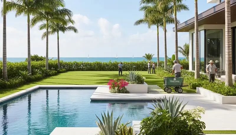 Landscaping services in Boca Raton, FL for residential and commercial properties