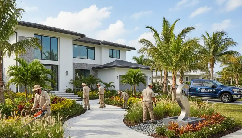 Boca Raton, FL landscaping services for residential and commercial outdoor maintenance
